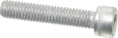 Value Collection - #10-32 UNF Hex Socket Drive, Socket Cap Screw - Alloy Steel, Zinc-Plated Finish, Fully Threaded, 1" Length Under Head - Benchmark Tooling