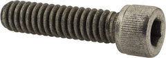 Value Collection - 1/4-20 UNC Hex Socket Drive, Socket Cap Screw - Alloy Steel, Zinc-Plated Finish, Fully Threaded, 1" Length Under Head - Benchmark Tooling