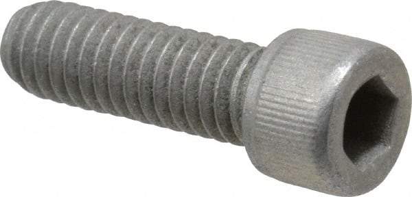 Value Collection - 5/16-18 UNC Hex Socket Drive, Socket Cap Screw - Alloy Steel, Zinc-Plated Finish, Fully Threaded, 1" Length Under Head - Benchmark Tooling