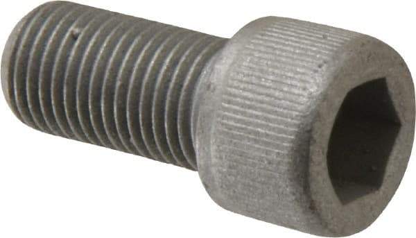 Value Collection - 3/8-24 UNF Hex Socket Drive, Socket Cap Screw - Alloy Steel, Zinc-Plated Finish, Fully Threaded, 3/4" Length Under Head - Benchmark Tooling