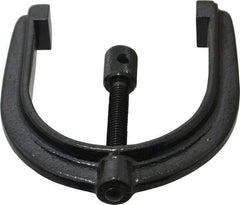 TESA Brown & Sharpe - 2-1/2 Inch Max Capacity of V, 3 Inch Long x 2-1/2 Inch Wide x 2-1/2 Inch High, V-Block Clamp - 90° V Angle, Mild Steel Clamp, Use with Model 749-1 V-Block - Benchmark Tooling