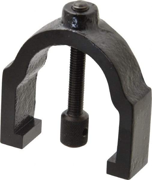 TESA Brown & Sharpe - 1 Inch Max Capacity of V, 1-5/8 Inch Long x 1-1/4 Inch Wide x 1-1/4 Inch High, V-Block Clamp - 90° V Angle, Hardened Steel Clamp, Use with Model 750-1 V-Block - Benchmark Tooling