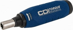 CDI - 1 Piece, 3/8 to 2 In/Lb, Female Hex Preset Torque Limiting Screwdriver - 4.2" OAL, 1/4" Drive - Benchmark Tooling