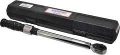 CDI - 3/8" Drive Click Type Adjustable Clicker Torque Wrench - 16.9 N/m to 132 N/m Torque, 16" OAL, 0.7 N/m Graduation - Benchmark Tooling