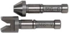 Mitutoyo - Micrometer Anvil - Use with 326126 Series Screw Thread Micrometers - Benchmark Tooling