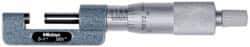 Mitutoyo - 2 to 3" Range, Mechanical Hub Micrometer - 0.001" Graduation, 0.0001" Accuracy - Benchmark Tooling
