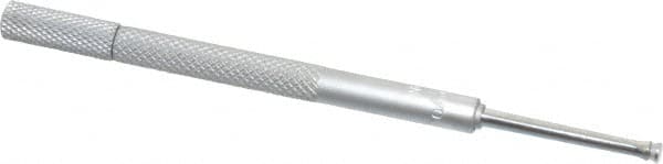 Mitutoyo - 0.125 to 0.2 Inch Measurement, Small Hole Gage - 3-9/16 Inch Overall Length, Half Ball - Benchmark Tooling