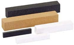 Norton - 320 Grit Aluminum Oxide Square Dressing Stick - 6 x 1/2 x 1/2, Extra Fine Grade - Benchmark Tooling