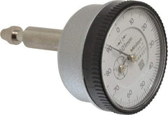 Mitutoyo - 5mm Range, 0-100 Dial Reading, 0.01mm Graduation Dial Drop Indicator - 1.5354" Dial, 1mm Range per Revolution, 0.016mm Accuracy - Benchmark Tooling