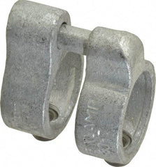 Kee - 1-1/4" Pipe, Malleable Iron Gate Hinge Fitting - Galvanized Finish - Benchmark Tooling
