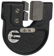 YPG - 2 to 2-1/4 Inch, Cast Iron 5x Frame Snap Gage - 0.001 Inch Graduation, Hardened Tool Steel Anvil - Benchmark Tooling