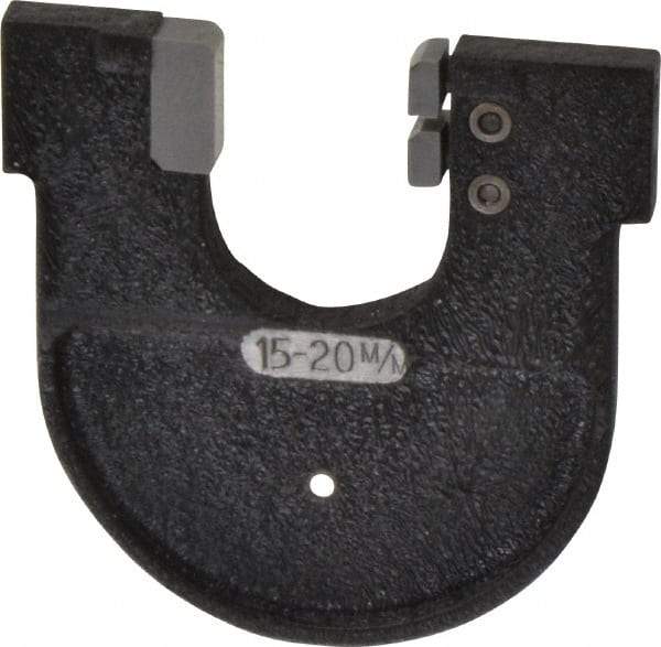 YPG - 0.57 to 0.76 Inch, Cast Iron MC0X Frame Snap Gage - Hardened Tool Steel Anvil - Benchmark Tooling