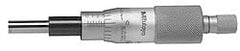 Mitutoyo - 1 Inch, 0.8268 Inch Ratchet Stop Thimble, 0.315 Inch Diameter x 34mm Long Spindle, Mechanical Micrometer Head - Benchmark Tooling