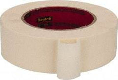 3M - 1-1/2" Wide x 60 Yd Long Tan Paper Masking Tape - Series 213, 6 mil Thick, 27 In/Lb Tensile Strength - Benchmark Tooling