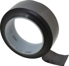 3M - Black Solid Color Vinyl Tape - 1-1/2" Wide x 108' Long x 5.2 mil Thick, General Traffic - Benchmark Tooling