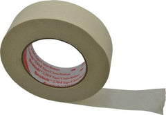 3M - 1-1/2" Wide x 60 Yd Long Tan Paper Masking Tape - Series 2364, 6.5 mil Thick, 24 In/Lb Tensile Strength - Benchmark Tooling
