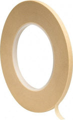 3M - 1/4" Wide x 60 Yd Long Tan Paper Masking Tape - Series 2380, 7.2 mil Thick, 28 In/Lb Tensile Strength - Benchmark Tooling