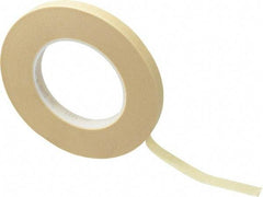 3M - 1/2" Wide x 60 Yd Long Tan Paper Masking Tape - Series 2693, 7.9 mil Thick, 29 In/Lb Tensile Strength - Benchmark Tooling