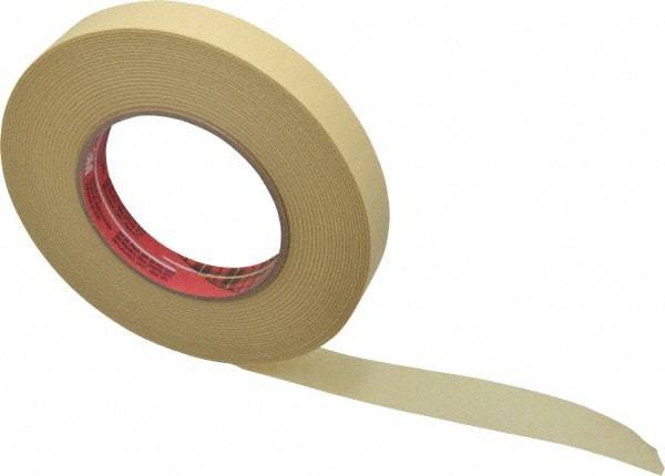 3M - 3/4" Wide x 60 Yd Long Tan Paper Masking Tape - Series 2693, 7.9 mil Thick, 29 In/Lb Tensile Strength - Benchmark Tooling