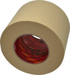 3M - 4" Wide x 60 Yd Long Tan Paper Masking Tape - Series 2693, 7.9 mil Thick, 29 In/Lb Tensile Strength - Benchmark Tooling