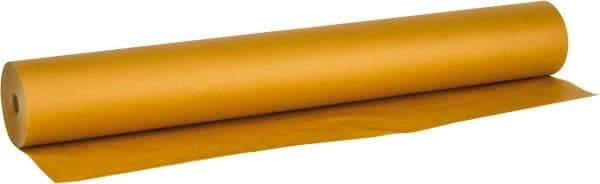 3M - 36" Wide x 250 Yd Long Gold Poly-Coated Paper Masking Paper - 2 mil Thick, 17 In/Lb Tensile Strength - Benchmark Tooling