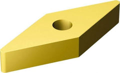 Sandvik Coromant - VNGA332 Grade 6050 Ceramic Turning Insert - TiN Finish, 35° Diamond, 3/8" Inscr Circle, 3/16" Thick, 1/32" Corner Radius - Benchmark Tooling