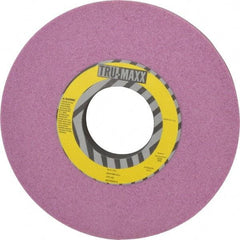 Tru-Maxx - 10" Diam x 3" Hole x 1" Thick, J Hardness, 46 Grit Surface Grinding Wheel - Aluminum Oxide, Type 1, Coarse Grade, 3,250 Max RPM, Vitrified Bond, No Recess - Benchmark Tooling