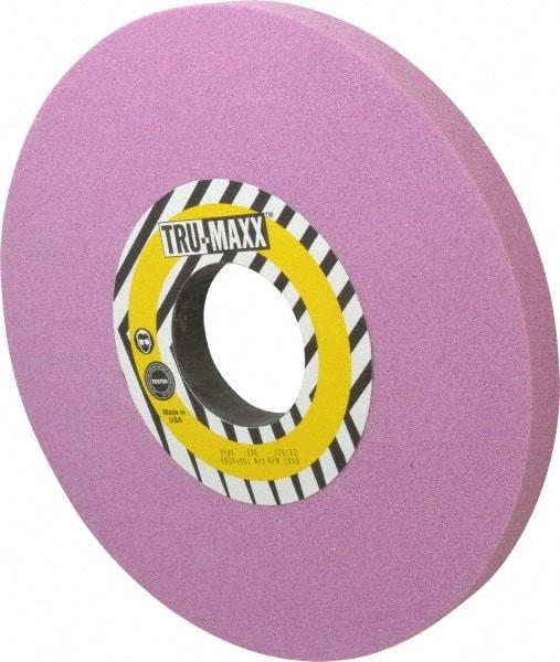 Tru-Maxx - 12" Diam x 3" Hole x 1" Thick, K Hardness, 60 Grit Surface Grinding Wheel - Aluminum Oxide, Type 1, Medium Grade, 2,069 Max RPM, Vitrified Bond, No Recess - Benchmark Tooling