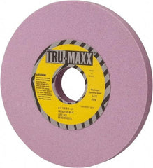 Tru-Maxx - 6" Diam x 1-1/4" Hole x 1/2" Thick, K Hardness, 80 Grit Surface Grinding Wheel - Aluminum Oxide, Type 1, Medium Grade, 5,410 Max RPM, Vitrified Bond, No Recess - Benchmark Tooling
