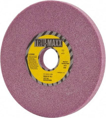 Tru-Maxx - 7" Diam x 1-1/4" Hole x 1/2" Thick, I Hardness, 46 Grit Surface Grinding Wheel - Aluminum Oxide, Type 1, Coarse Grade, 3,600 Max RPM, Vitrified Bond, No Recess - Benchmark Tooling