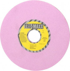Tru-Maxx - 7" Diam x 1-1/4" Hole x 1/4" Thick, H Hardness, 80 Grit Surface Grinding Wheel - Aluminum Oxide, Type 1, Medium Grade, 3,600 Max RPM, Vitrified Bond, No Recess - Benchmark Tooling