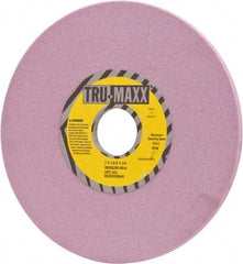 Tru-Maxx - 7" Diam x 1-1/4" Hole x 1/4" Thick, K Hardness, 80 Grit Surface Grinding Wheel - Aluminum Oxide, Type 1, Medium Grade, 3,600 Max RPM, Vitrified Bond, No Recess - Benchmark Tooling