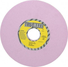 Tru-Maxx - 7" Diam x 1-1/4" Hole x 1/4" Thick, K Hardness, 100 Grit Surface Grinding Wheel - Aluminum Oxide, Type 1, Fine Grade, 3,600 Max RPM, Vitrified Bond, No Recess - Benchmark Tooling