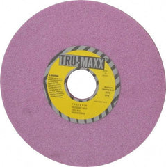 Tru-Maxx - 7" Diam x 1-1/4" Hole x 1/4" Thick, H Hardness, 46 Grit Surface Grinding Wheel - Aluminum Oxide, Type 1, Coarse Grade, 3,600 Max RPM, Vitrified Bond, No Recess - Benchmark Tooling