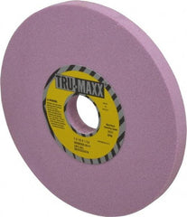 Tru-Maxx - 7" Diam x 1-1/4" Hole x 1/2" Thick, H Hardness, 80 Grit Surface Grinding Wheel - Aluminum Oxide, Type 1, Medium Grade, 3,600 Max RPM, Vitrified Bond, No Recess - Benchmark Tooling