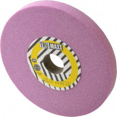 Tru-Maxx - 7" Diam x 1-1/4" Hole x 3/4" Thick, K Hardness, 46 Grit Surface Grinding Wheel - Aluminum Oxide, Type 1, Coarse Grade, 3,600 Max RPM, Vitrified Bond, No Recess - Benchmark Tooling