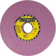 Tru-Maxx - 7" Diam x 1-1/4" Hole x 1" Thick, I Hardness, 60 Grit Surface Grinding Wheel - Aluminum Oxide, Type 1, Medium Grade, 3,600 Max RPM, Vitrified Bond, No Recess - Benchmark Tooling