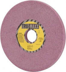 Tru-Maxx - 7" Diam x 1-1/4" Hole x 1/2" Thick, K Hardness, 46 Grit Surface Grinding Wheel - Aluminum Oxide, Type 1, Coarse Grade, 3,600 Max RPM, Vitrified Bond, No Recess - Benchmark Tooling