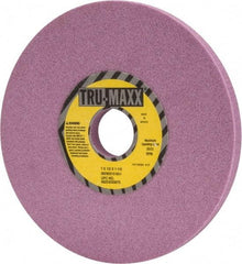 Tru-Maxx - 7" Diam x 1-1/4" Hole x 1/2" Thick, I Hardness, 60 Grit Surface Grinding Wheel - Aluminum Oxide, Type 1, Medium Grade, 3,600 Max RPM, Vitrified Bond, No Recess - Benchmark Tooling