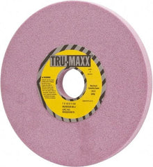 Tru-Maxx - 7" Diam x 1-1/4" Hole x 1/2" Thick, J Hardness, 60 Grit Surface Grinding Wheel - Aluminum Oxide, Type 1, Medium Grade, 3,600 Max RPM, Vitrified Bond, No Recess - Benchmark Tooling