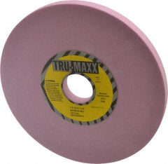Tru-Maxx - 7" Diam x 1-1/4" Hole x 1/2" Thick, I Hardness, 80 Grit Surface Grinding Wheel - Aluminum Oxide, Type 1, Medium Grade, 3,600 Max RPM, Vitrified Bond, No Recess - Benchmark Tooling