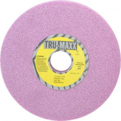 Tru-Maxx - 7" Diam x 1-1/4" Hole x 3/4" Thick, I Hardness, 46 Grit Surface Grinding Wheel - Aluminum Oxide, Type 1, Coarse Grade, 3,600 Max RPM, Vitrified Bond, No Recess - Benchmark Tooling