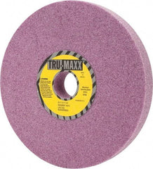 Tru-Maxx - 8" Diam x 1-1/4" Hole x 1" Thick, K Hardness, 46 Grit Surface Grinding Wheel - Aluminum Oxide, Type 1, Coarse Grade, 3,600 Max RPM, Vitrified Bond, No Recess - Benchmark Tooling