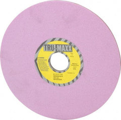 Tru-Maxx - 8" Diam x 1-1/4" Hole x 1/4" Thick, K Hardness, 80 Grit Surface Grinding Wheel - Aluminum Oxide, Type 1, Medium Grade, 3,600 Max RPM, Vitrified Bond, No Recess - Benchmark Tooling