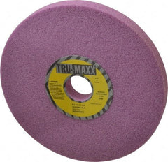Tru-Maxx - 8" Diam x 1-1/4" Hole x 3/4" Thick, H Hardness, 46 Grit Surface Grinding Wheel - Aluminum Oxide, Type 1, Coarse Grade, 3,105 Max RPM, Vitrified Bond, No Recess - Benchmark Tooling