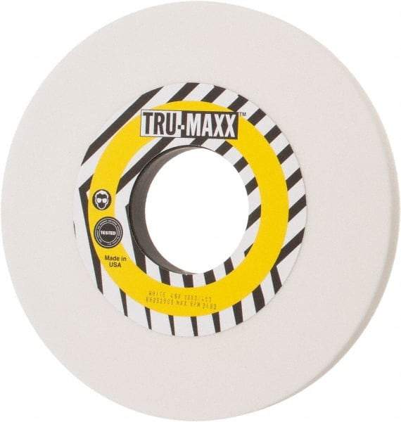 Tru-Maxx - 10" Diam x 3" Hole x 3/4" Thick, H Hardness, 46 Grit Surface Grinding Wheel - Aluminum Oxide, Type 1, Coarse Grade, 2,483 Max RPM, Vitrified Bond, No Recess - Benchmark Tooling