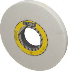 Tru-Maxx - 10" Diam x 3" Hole x 1" Thick, H Hardness, 46 Grit Surface Grinding Wheel - Aluminum Oxide, Type 1, Coarse Grade, 2,480 Max RPM, Vitrified Bond, No Recess - Benchmark Tooling