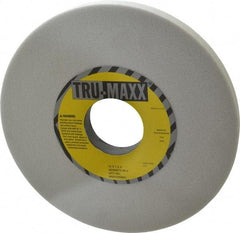 Tru-Maxx - 12" Diam x 3" Hole x 1" Thick, J Hardness, 46 Grit Surface Grinding Wheel - Aluminum Oxide, Type 1, Coarse Grade, 2,705 Max RPM, Vitrified Bond, No Recess - Benchmark Tooling