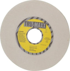 Tru-Maxx - 6" Diam x 1-1/4" Hole x 1/4" Thick, K Hardness, 60 Grit Surface Grinding Wheel - Aluminum Oxide, Type 1, Medium Grade, 5,410 Max RPM, Vitrified Bond, No Recess - Benchmark Tooling