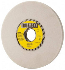 Tru-Maxx - 7" Diam x 1-1/4" Hole x 1/2" Thick, K Hardness, 60 Grit Surface Grinding Wheel - Aluminum Oxide, Type 1, Medium Grade, 3,600 Max RPM, Vitrified Bond, No Recess - Benchmark Tooling